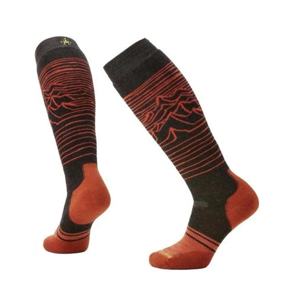 SMARTWOOL Unisex Size L Snowboard Full Cushion Over the Calf Socks Iguchi